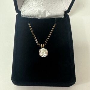 Fantasia by Deserio 2.5 TCW Solitaire Necklace